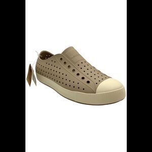 Native Shoes Men's Jefferson Sugarlite Sneakers Flax Tan/White Bone - Medium